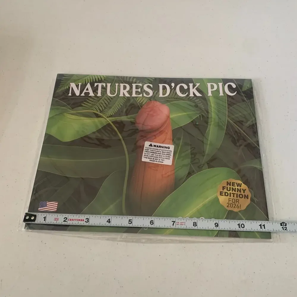 Nature's D'cks Calendar 2026 New Funny Edition Gift, Funny Calendar, Joke